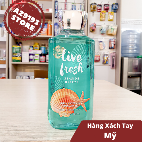 Gel Tắm Bath And Body Works Live Fresh 295ml