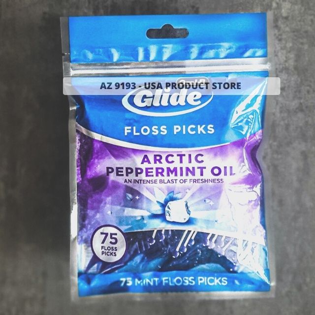 Tăm Chỉ Nha Khoa ORAL B GLIDE ARCTIC PEPPERMINT (75 tăm)