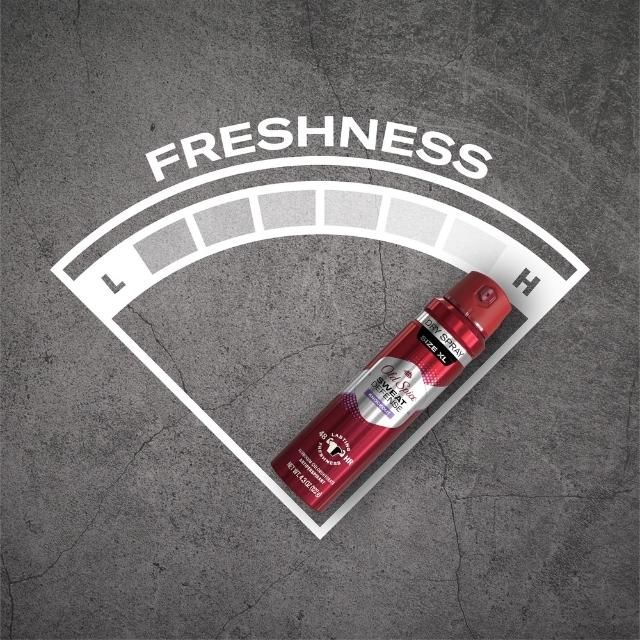 Xịt Khử Mùi Ngăn Mồ Hôi Old Spice Sweat Defense KNOCKOUT 122g