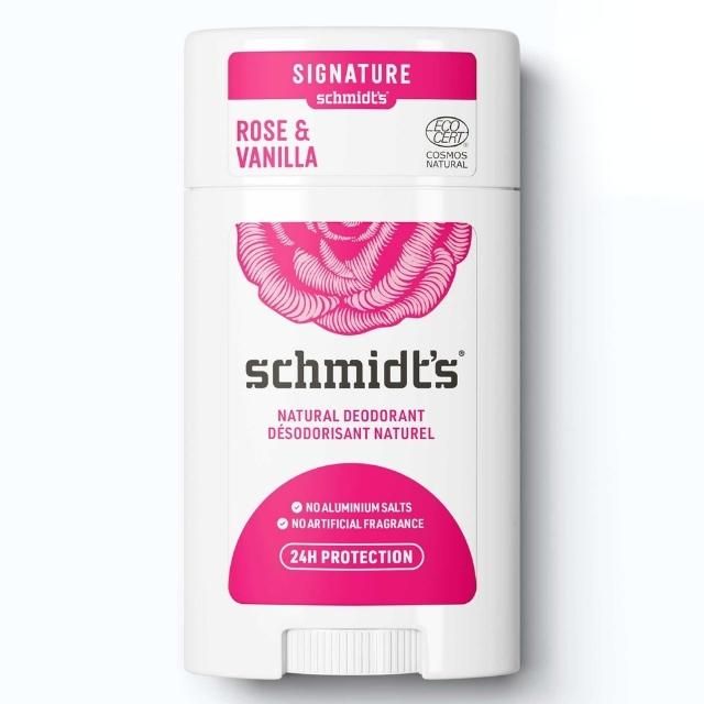 Lăn Khử Mùi Tự Nhiên SCHMIDT'S ROSE AND VANILLA 75g - Hàng Mỹ