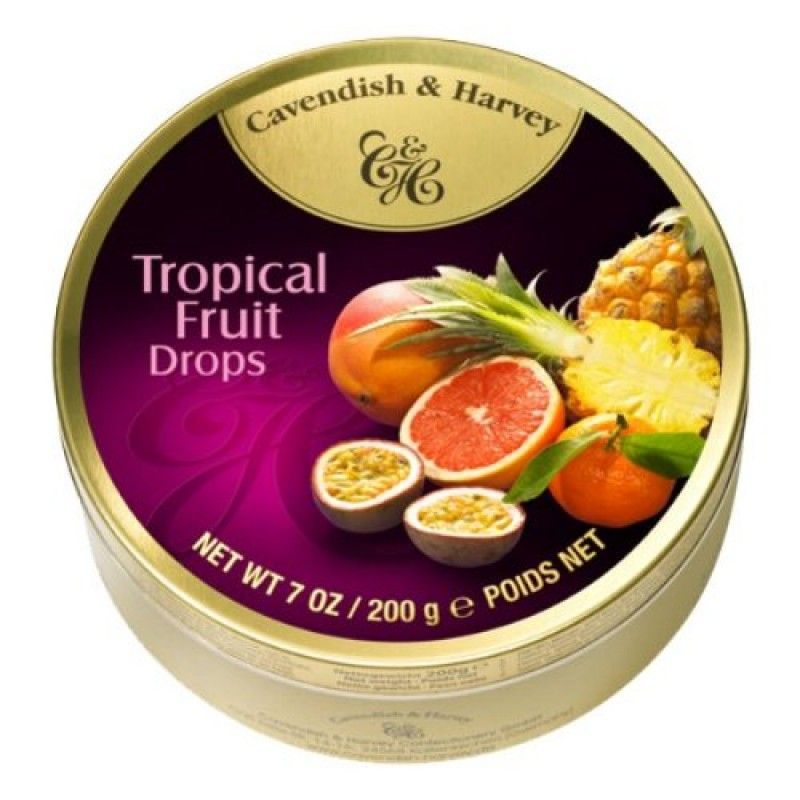 Kẹo Cavendish and Harvey TROPICAL FRUIT DROPS 200g - Hàng Đức