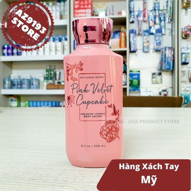Sữa Dưỡng Thể Bath And Body Works PINK VELVET CUPCAKE 236ml