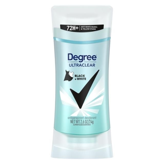 Lăn Khử Mùi Nữ Degree MotionSense BLACK WHITE - Sáp Trắng 74g