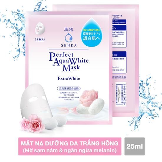Mặt Nạ Dưỡng Trắng Dịu Mát Da Senka Perfect Aqua White 25ml
