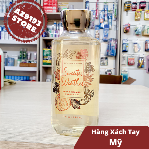 Gel Tắm Bath and Body Works Sweater Weather 295ml