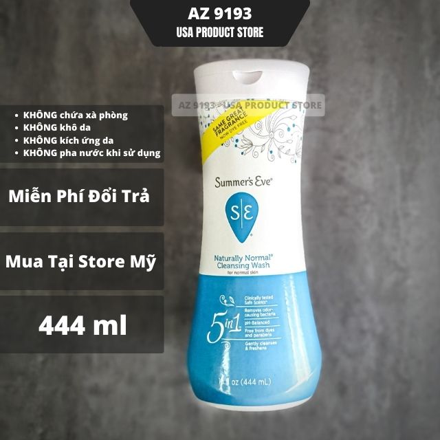 Dung dịch vệ sinh phụ nữ Summer's Eve NATURALLY NORMAL 444ml