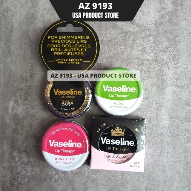 Son Dưỡng Có Màu Vaseline Lip Therapy PINK BUBBLY 17g - Hàng Canada
