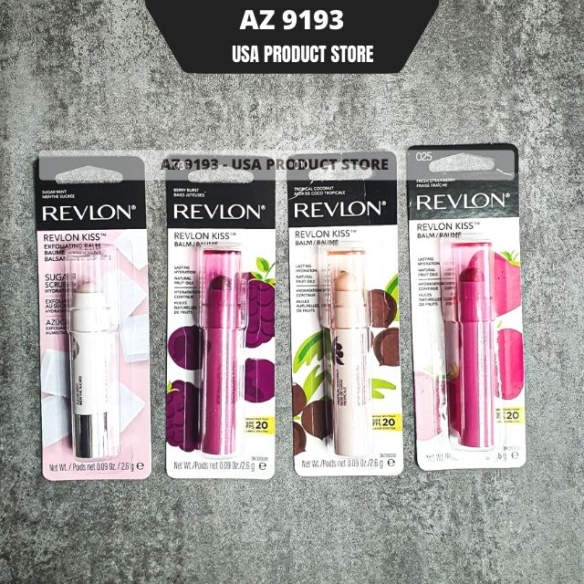 Son Dưỡng Có Màu Revlon Kiss FRESH STRAWBERRY SPF20 số 025