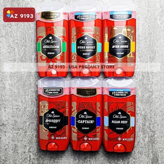 Lăn Khử Mùi Old Spice Red Collection AFTER HOUR - Sáp Xanh 85g
