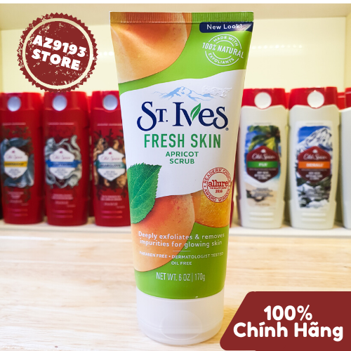 Rửa Mặt Tẩy Tế Bào Chết St.Ives Fresh Skin Apricot Scrub 170g