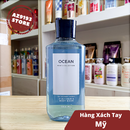 Tắm Gội Nam Bath And Body Works OCEAN 295 ml