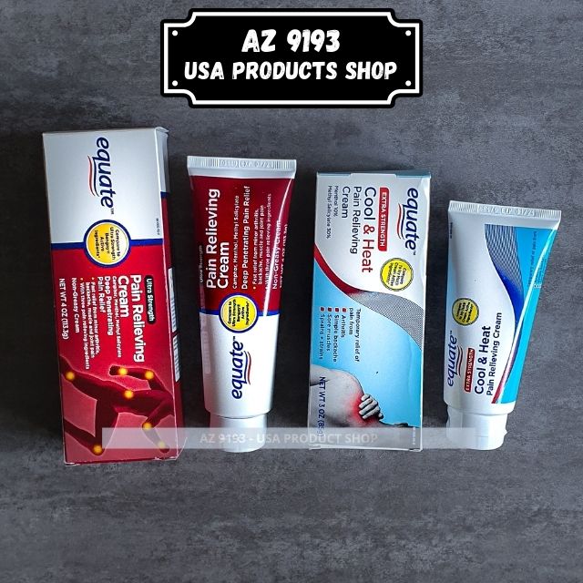 Kem xoa bóp giảm đau Equate Extra Strength COOL and HEAT Pain Relieving Cream 85g