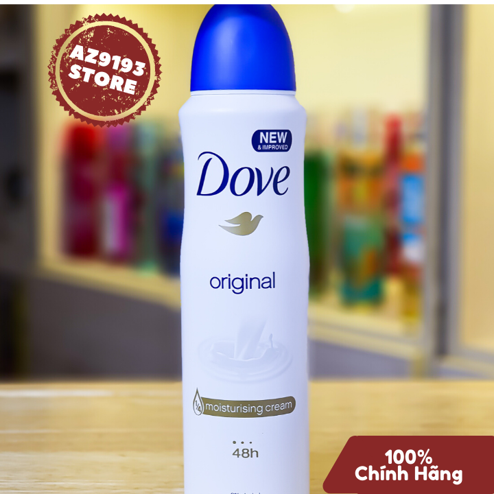 Xịt Khử Mùi Dove ORIGINAL 150ml