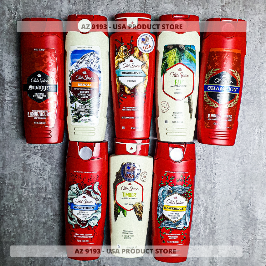 Sữa Tắm Old Spice Wild Collection HAWKRIDGE 473ml
