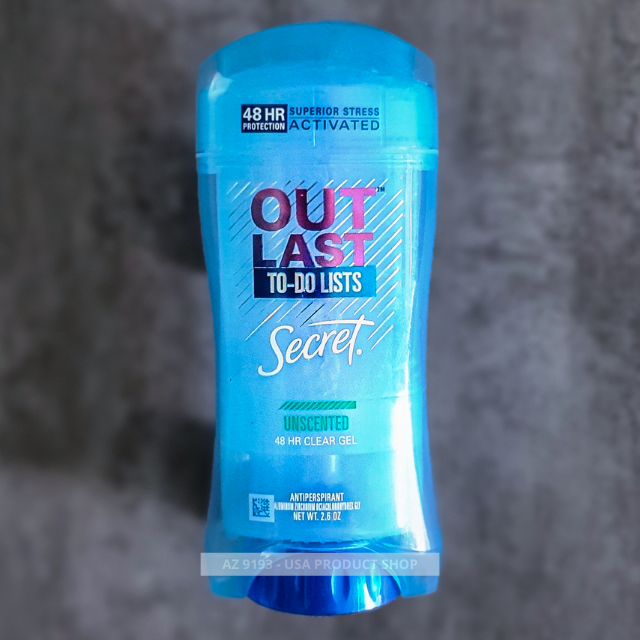 Lăn Khử Mùi Secret Dạng Gel UNSCENTED 73g