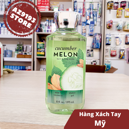 Gel Tắm Bath And Body Works Cucumber Melon 295ml