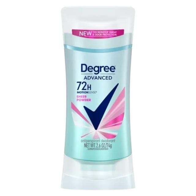 Lăn Khử Mùi Degree Motionsense SHEER POWDER - Sáp Trắng 74g