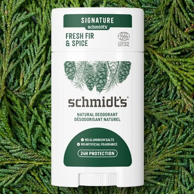 Lăn Khử Mùi Tự Nhiên SCHMIDT'S FRESH FIR AND SPICE 75g - Hàng Mỹ