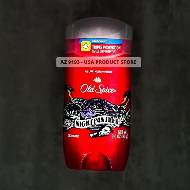 Lăn Khử Mùi Old Spice Aluminum Free NIGHT PANTHER - Sáp Xanh 85g