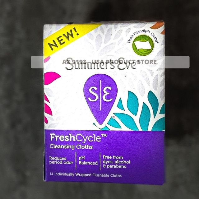 Khăn ướt phụ khoa Summer's Eve FRESH CYCLE (14 miếng)