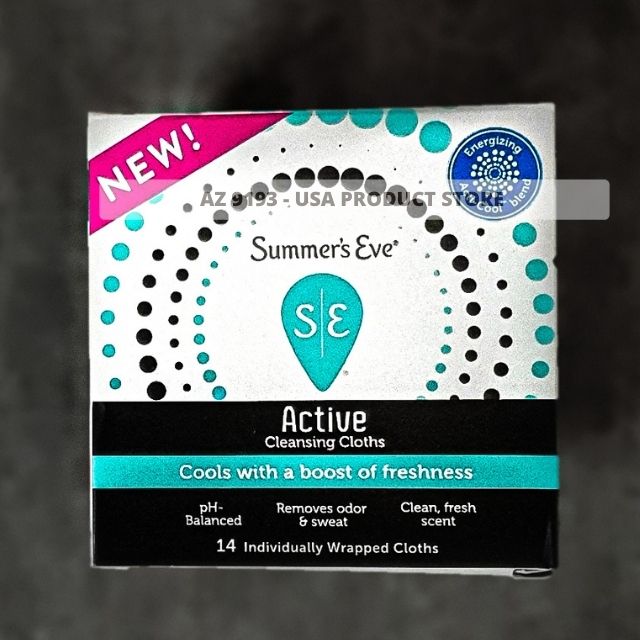 Khăn ướt phụ khoa Summer's Eve ACTIVE 14 miếng