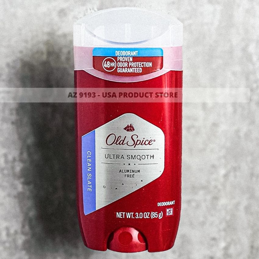 Lăn Khử Mùi Old Spice Ultra Smooth CLEAN SLATE - Sáp Xanh 85g