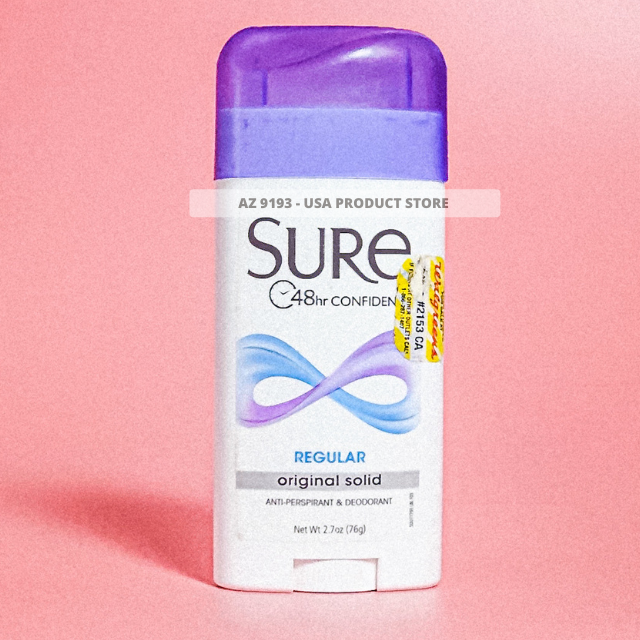 Lăn Khử Mùi Sure REGULAR - Sáp Trắng 76g