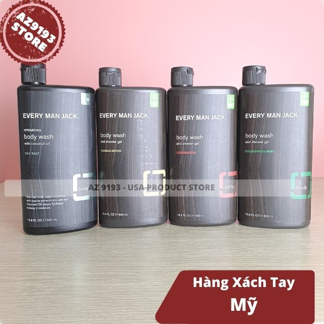 Sữa Tắm Every Man Jack CEDAWOOD 500ml
