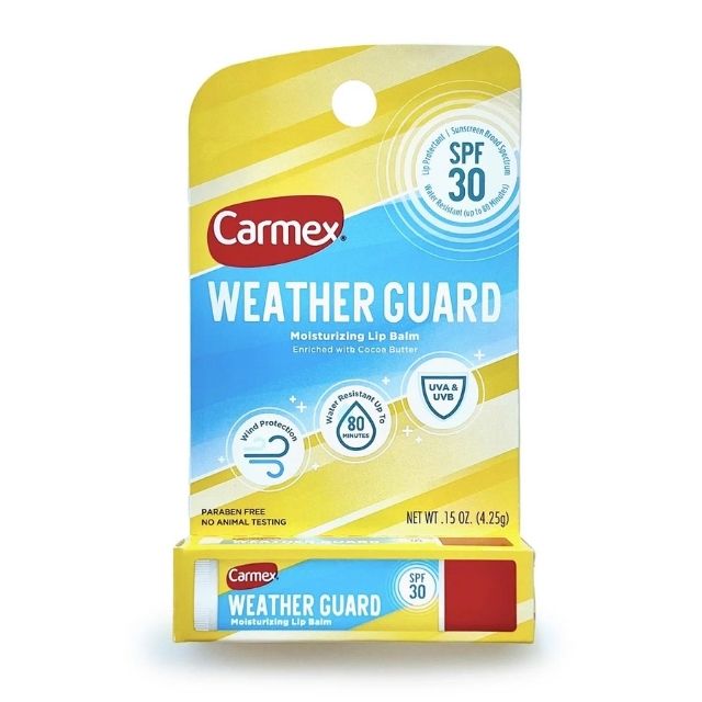 Son Dưỡng Chống Nắng CARMEX Weather Guard SPF 30, 4.25g - Nội Địa Mỹ