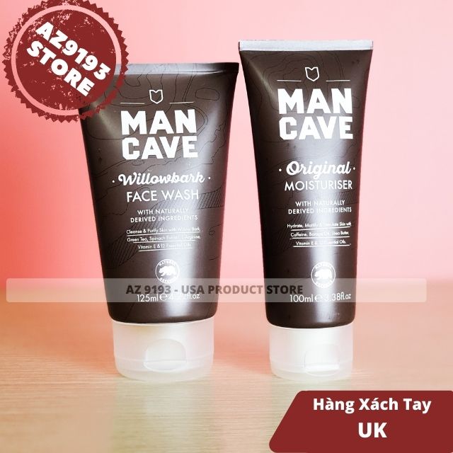 Sữa Rửa Mặt ManCave Willowbark Face Wash (Dành Cho Da Thường) 125ML
