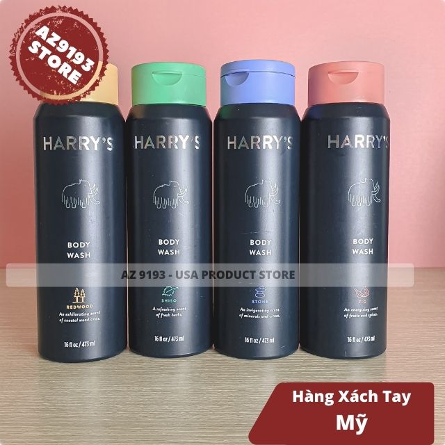 Sữa Tắm Harry's SHISO 473ml - Hàng Xách Tay Mỹ