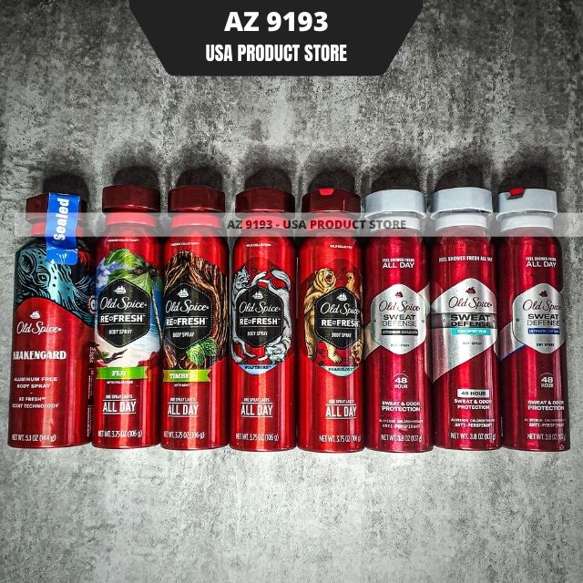 Xịt Khử Mùi Toàn Thân Old Spice KRAKENGARD Aluminum Free 144g