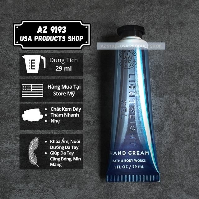 Kem dưỡng da tay Bath and Body Works LIGHTWEIGHT GEL 29ml