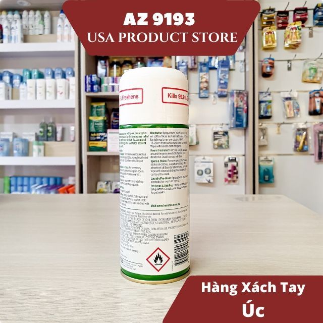 Xịt khử mùi và khử trùng đa năng BOSISTO'S EUCATYPTUS SPRAY 200g