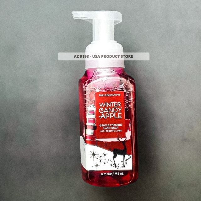 Nước Rửa Tay Bath and Body Works (BBW) WINTER CANDY APPLE Dạng Bọt 259ml