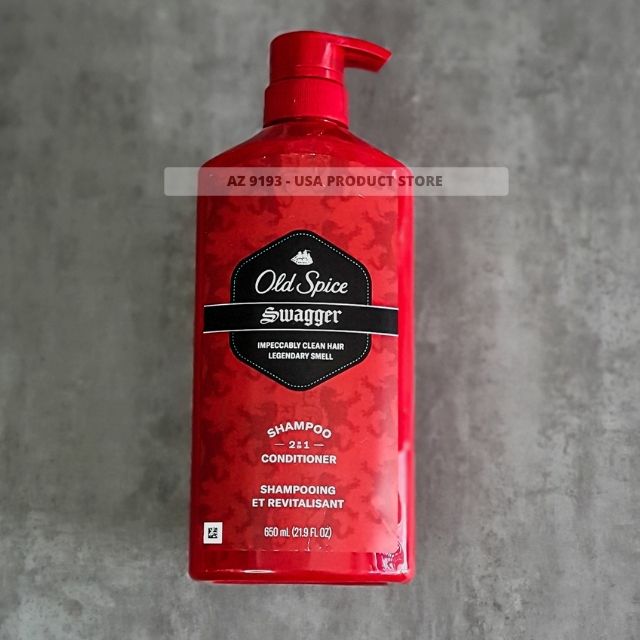 Dầu Gội Nam Old Spice 2 trong 1 SWAGGER 650ml (21.9 oz)