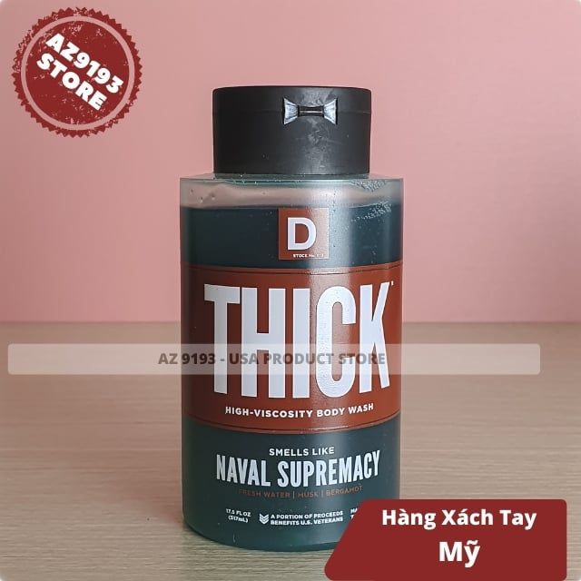 Sữa Tắm Nam Duke Cannon NAVAL SUPREMACY 517ml - Hàng Xách Tay Mỹ