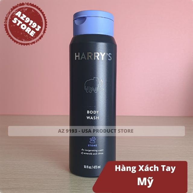 Sữa Tắm Harry's STONE 473ml - Hàng Xách Tay Mỹ