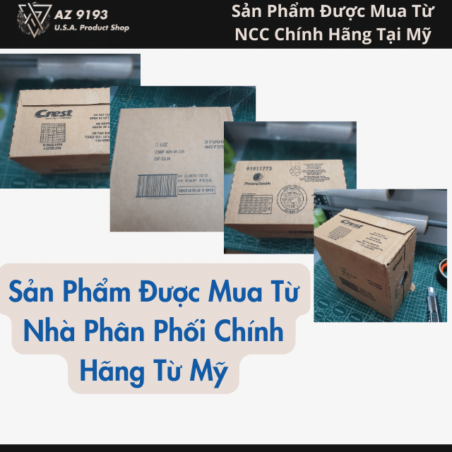 Kem Đánh Răng CREST COMPLETE DEEP CLEAN 153g - Hàng Mỹ