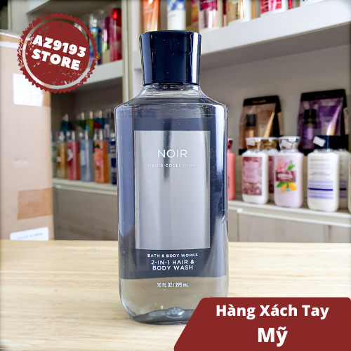 Tắm Gội Nam Bath And Body Works NOIR 295 ml