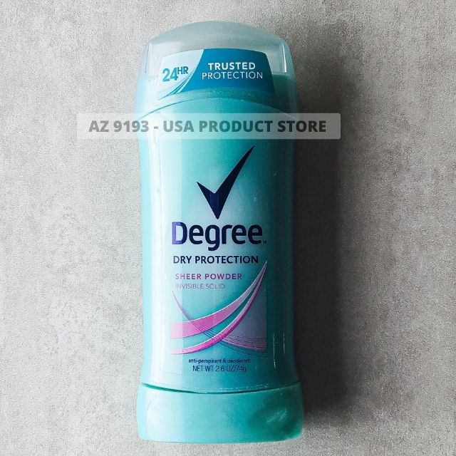 Lăn Khử Mùi Degree Dry Protection SHEER POWDER - Sáp Trắng 74g