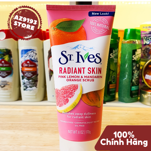 Rửa Mặt St.Ives Pink Lemon & Mandarin Orange Scrub 170g