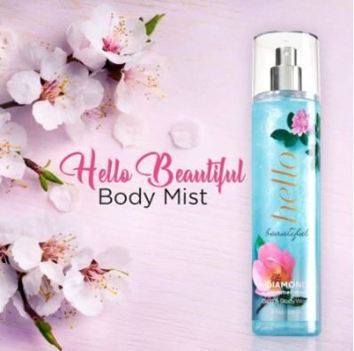 Nước Xịt Toàn Thân Bath And Body Works HELLO BEAUTIFUL 236ml