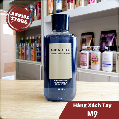 Tắm Gội Nam Bath And Body Works MIDNIGHT 295 ml