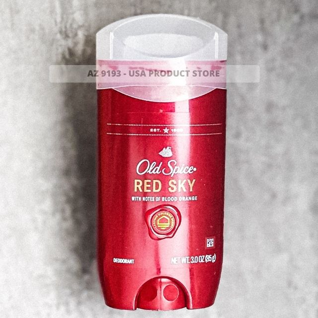 Lăn Khử Mùi Old Spice Scent Technology RED SKY - Sáp Xanh 85g, Hàng Mỹ