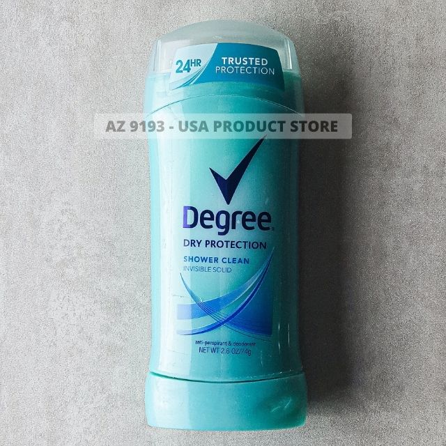 Lăn Khử Mùi Nữ Degree Dry Protection SHOWER CLEAN - Sáp Trắng 74g
