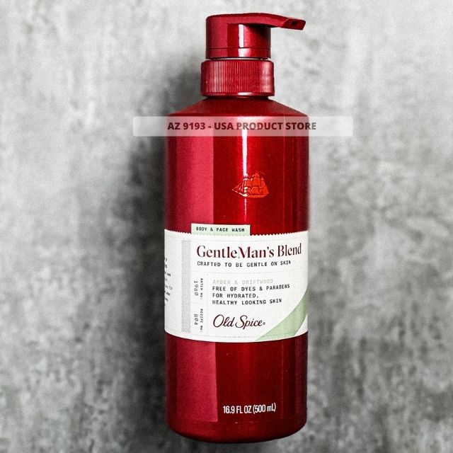 Sữa Tắm Old Spice Gentleman's Blend AMBER & DRIFWOOD 500ml
