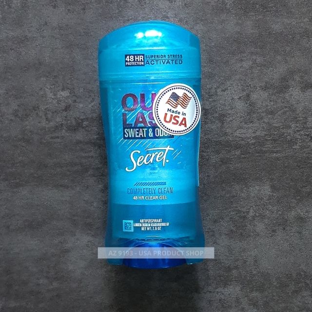 Gel Lăn Khử Mùi Secret COMPLETELY CLEAN 73g