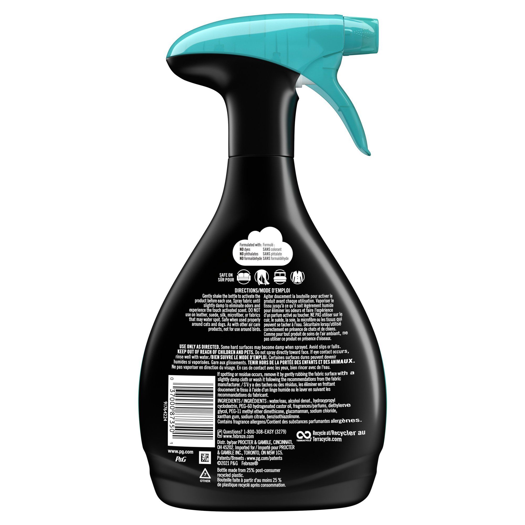 Nước Xịt Vải Febreze Unstopables Touch FRESH, 800ml