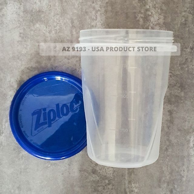 Hộp Đựng Thực Phẩm Ziploc Hình Tròn size Medium